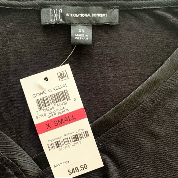 INC International Concepts Top Xsmall New - Picture 2 of 4